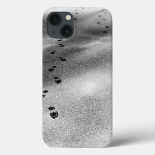 Footprints in Snow iPhone 13 Case