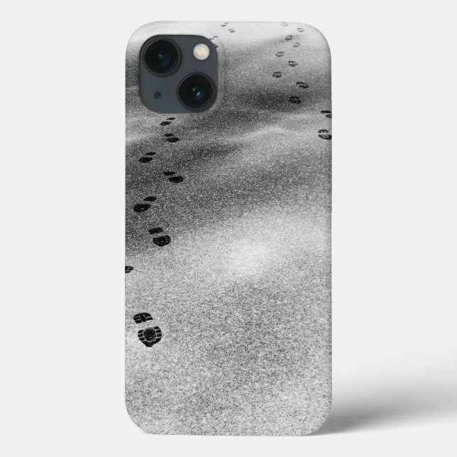 Footprints in Snow Case-Mate iPhone Case (Back)