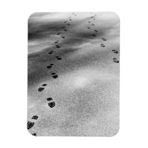 Footprints in Snow Magnet