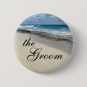 footprints in the sand buttons