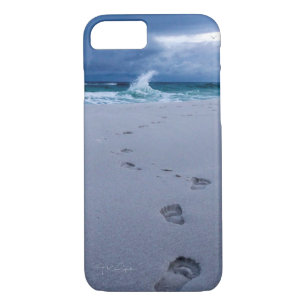 Footprints in the Sand iPhone Cases