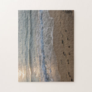 Footprints in the Sand Jigsaw Puzzle