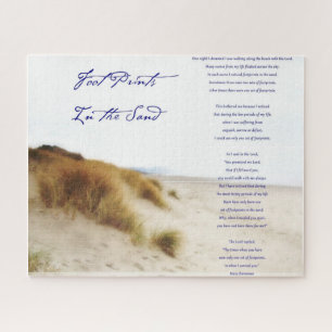 footprints in the sand jigsaw puzzle
