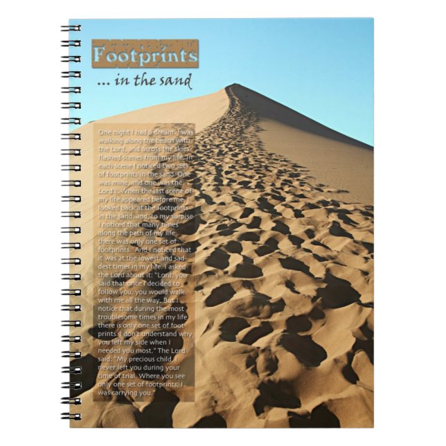 Footprints in the Sand Journal (Front)