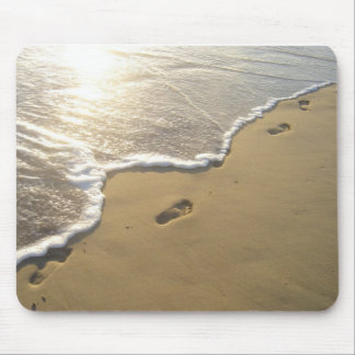 Footprints in the Sand Mouse Mat