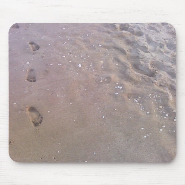 Footprints In The Sand Mouse Mat (Front)