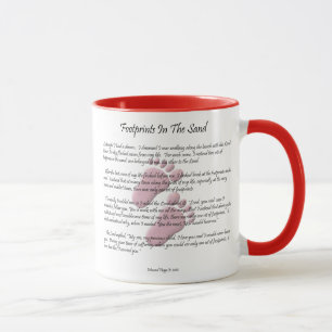 Footprints In The Sand Mug