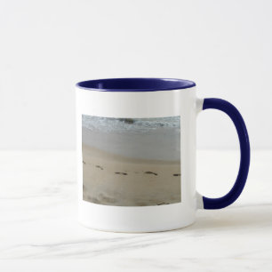 Footprints in the sand Mug