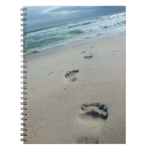 Footprints in the Sand Notebook