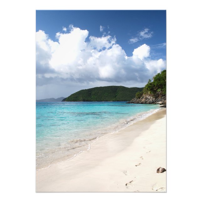 Footprints In The Sand Photo Print (Front)