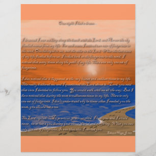 Footprints in the Sand Poem