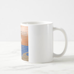 Footprints in the Sand Poem Coffee Mug