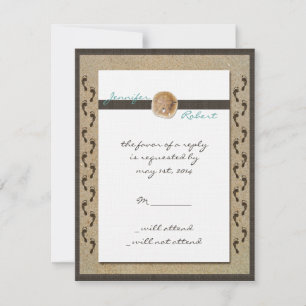 Footprints in the Sand Response Card