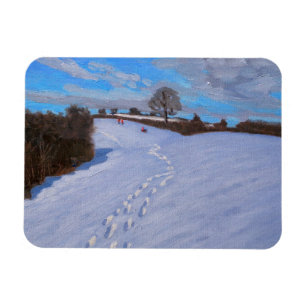 Footprints in the Snow 2009 Magnet