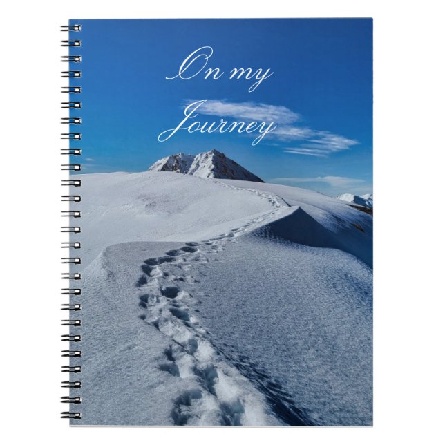 Footprints in the Snow Notebook (Front)
