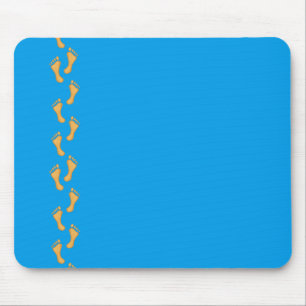 Footprints Mouse Mat