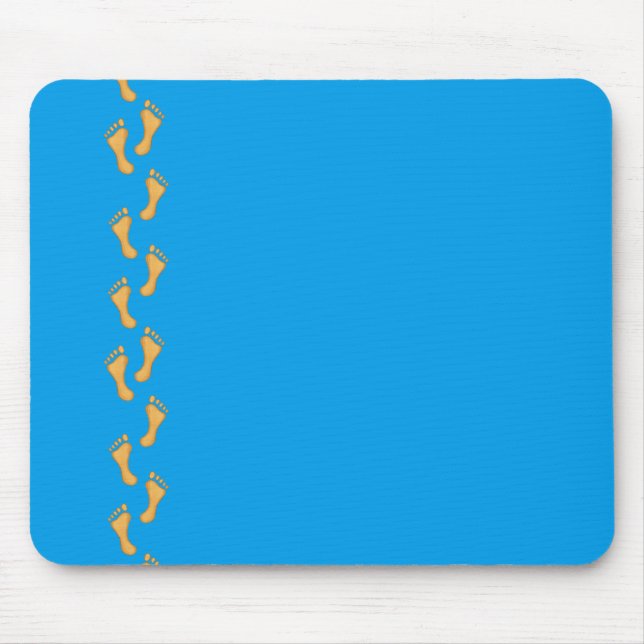 Footprints Mouse Mat (Front)