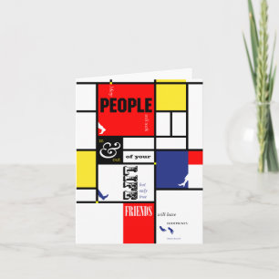 Footprints note card