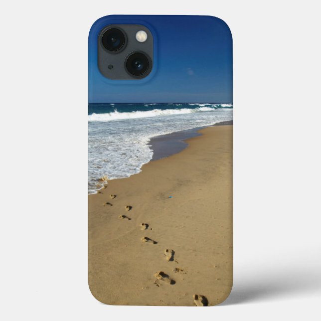 Footprints On Beach, Mabibi, Thongaland Case-Mate iPhone Case (Back)