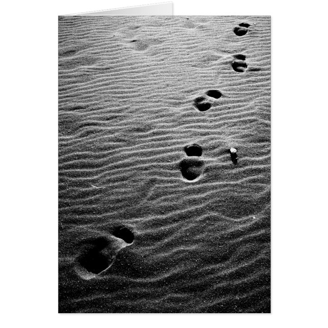 Footprints on the sand (Front)
