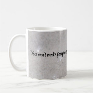 Footprints On the sand Mug