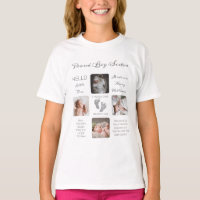 Footprints Photo Birth Keepsake Proud Sister