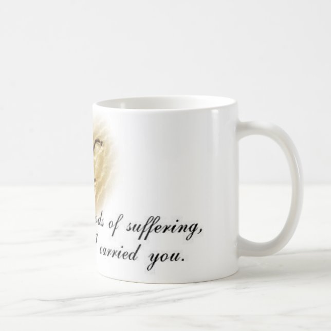 Footprints-poem Coffee Mug (Right)
