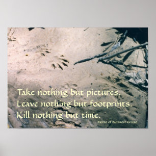 Footprints Poster