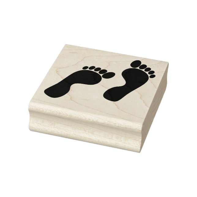 Footprints Rubber Stamp (Stamp)