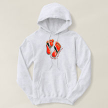  Footprints S2 Women's Hoodie - Trini