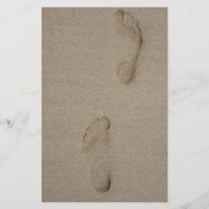 footprints stationery