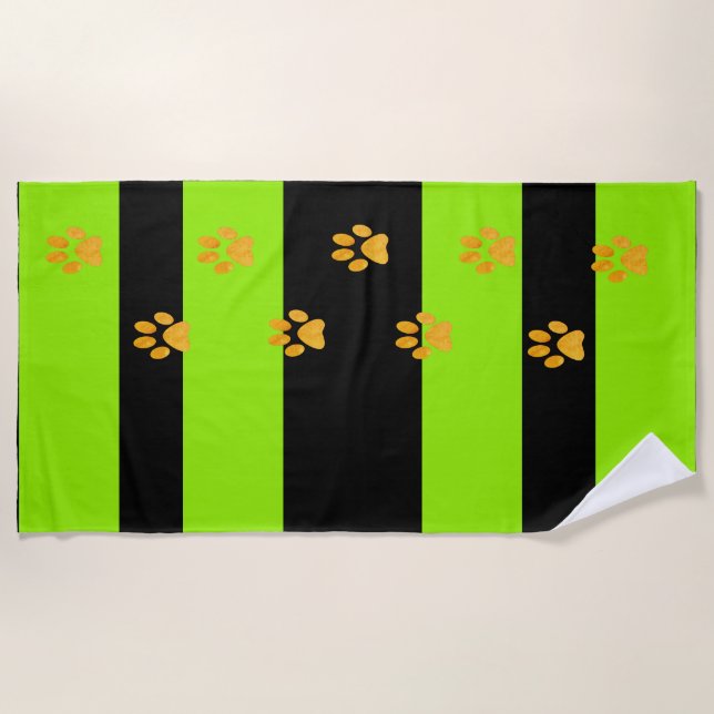 footsteps Beach Towel (Front)