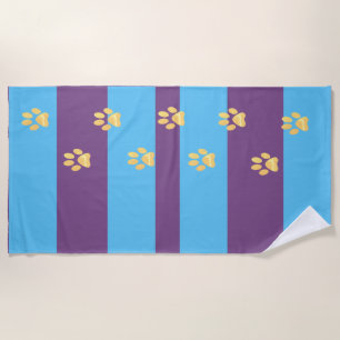 footsteps Beach Towel