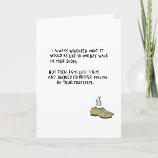 Footsteps Card