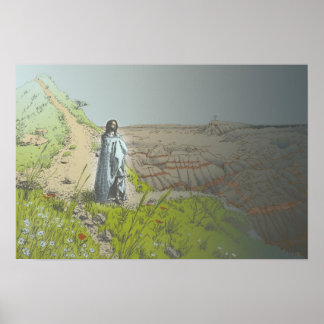 Footsteps to the Cross Poster