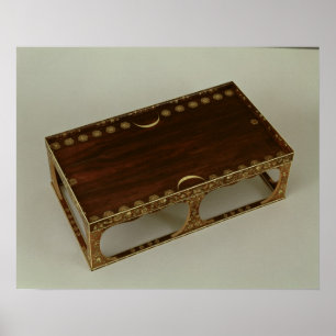 Footstool, with ivory inlay, Nara Poster