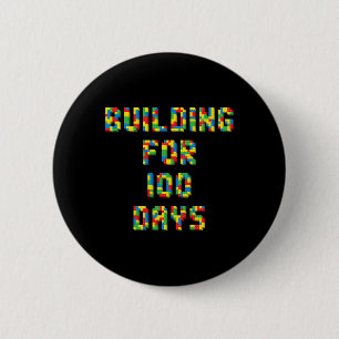 For 100 Days Happy 100th Day Of School Kids 1 6 Cm Round Badge