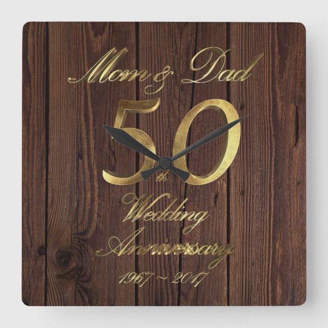 for 2022 see my 50th Anniversary Collection Square Wall Clock (Front)