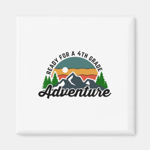 For A 4th Grade Adventure First Day Back To School Magnet