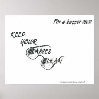 For a better view poster