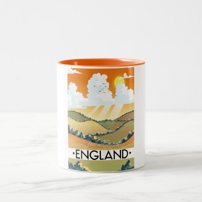 For a break England Two-Tone Coffee Mug (Center)