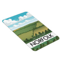 For a break Norfolk travel poster
