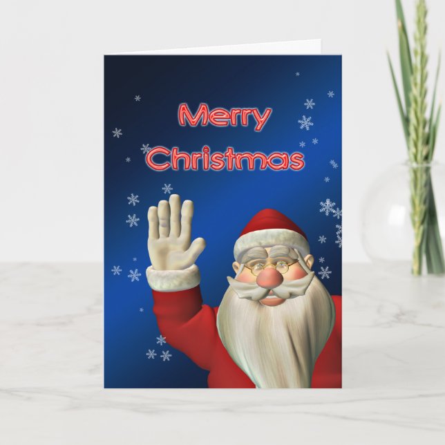 For a business,  Merry Christmas Holiday Card (Front)