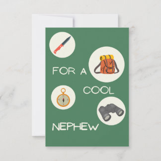 For a Cool Nephew Birthday Card Wild Outdoors