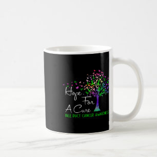 For A Cure Bile Duct Cancer Awareness Tree Ribbon Coffee Mug
