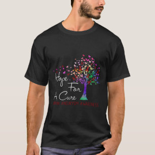 For A Cure Brain Aneurysm Awareness Tree Ribbon T-Shirt