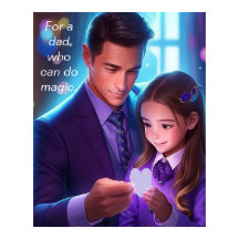 For a Dad Who Can Do Magic Poster
