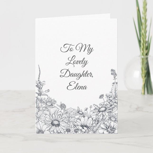 For a daughter who becomes a mother - Mother's Day Invitation (Front)