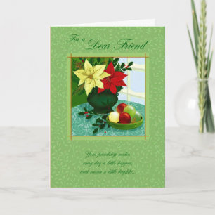For a Dear Friend Holiday Card