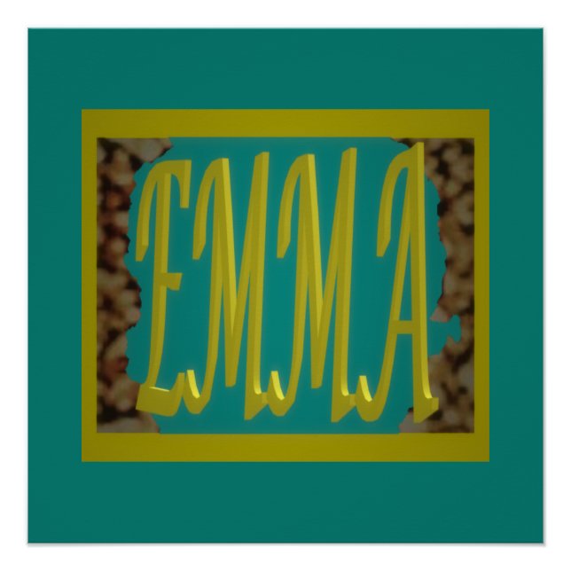 FOR A GIRL CALLED EMMA MARINE BLUE PEBBLES POSTER (Front)